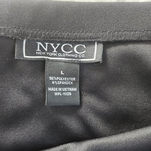 NYCC Black Pencil Skirt – Size L - Picture 2 of 6